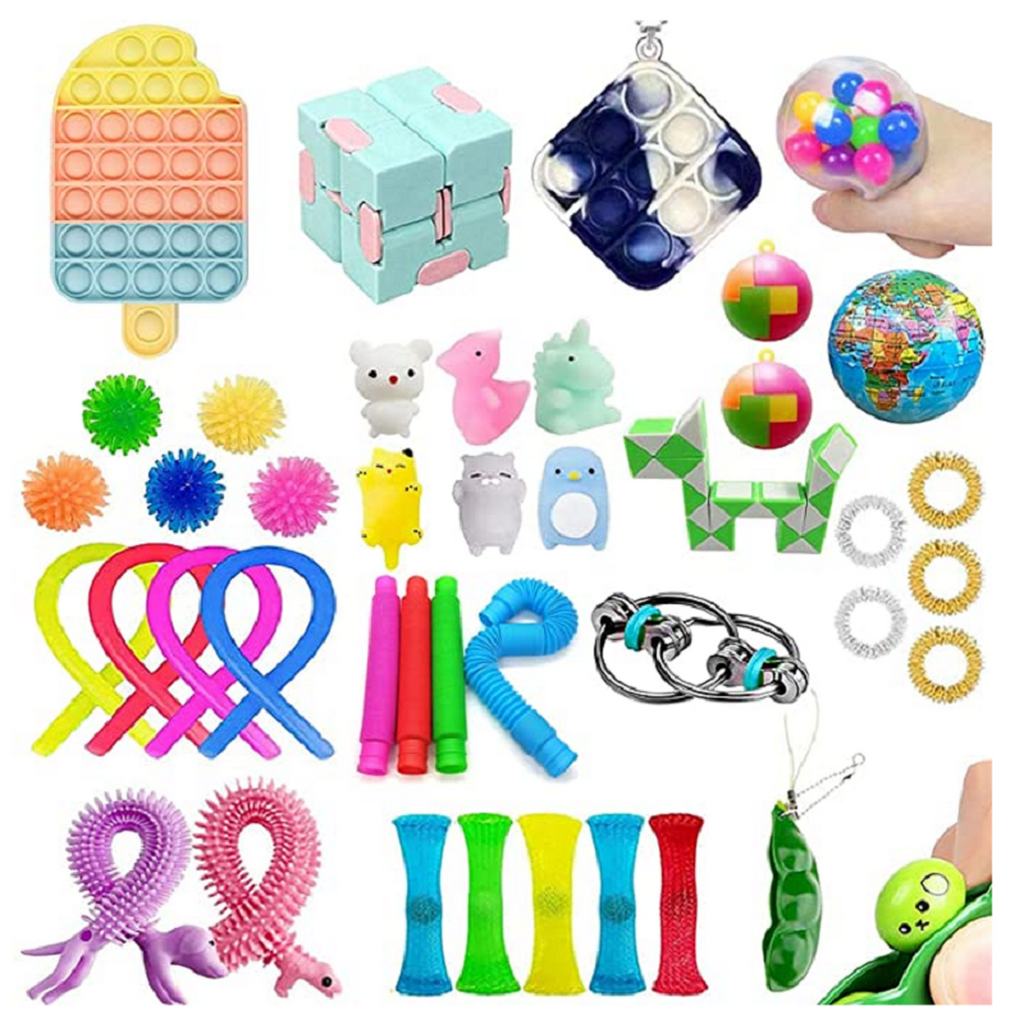Juego de juguetes sensoriales para niños, adultos, descompresión, antiestrés,  autismo (30 piezas) Tmvgtek Nuevos Originales