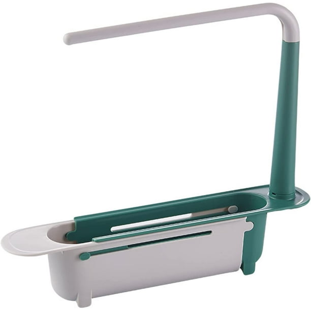 23-34 cm (verde)Soporte para esponja para fregadero de cocina, organizador  para fregadero, soporte telescópico para esponja para almacenamiento en  fregadero, JM