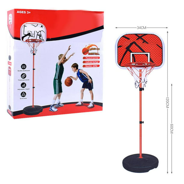 Mini canasta de baloncesto CB Sports con mini pelota+inflador +3A 31x24,5  cm