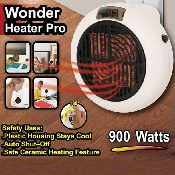 Calefactor eléctrico Wonder Heater | Calefactor Eléctrico Bajo Consumo |  Calefactor de Pared Programable