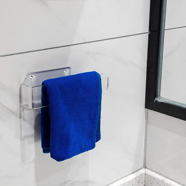 Toallero de mano Colgador de toal Adhesivo de pared Barra de toal de 20  centímetros Sunnimix sostenedor de la toalla de mano