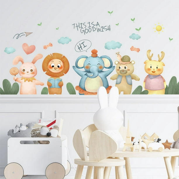 Felix - Adhesivo decorativo para pared de personajes de dibujos animados de  niños y niñas, dormitorio, guardería, guardería, casa, diversión para el
