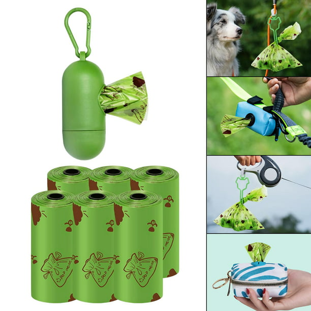 Bolsas de caca de perro ecológicas, bolsas de caca de perro extra gruesas y  fuertes para perros, a p Yinane bolsa de caca biodegradable