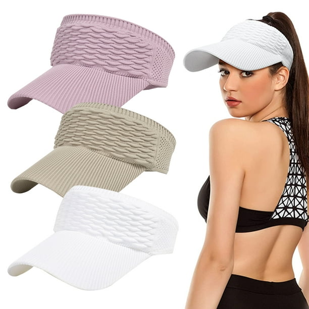 Gorra de punto con visera para mujer, gorra deportiva elástica, parte  superior vacía, gorra de golf MFZFUKR BST3052073-3 | Walmart en línea