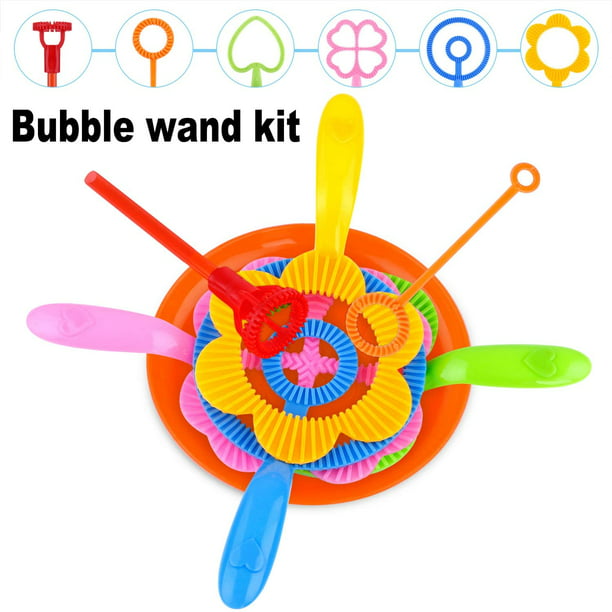 Pompas De Jabón para Niños,24PCS Kit Bubbles Maker,Varitas de  Burbujas,Juguetes de Pompas,Pompas de Jabón Juego,Crear Burbujas de  Jabon,Burbujas de