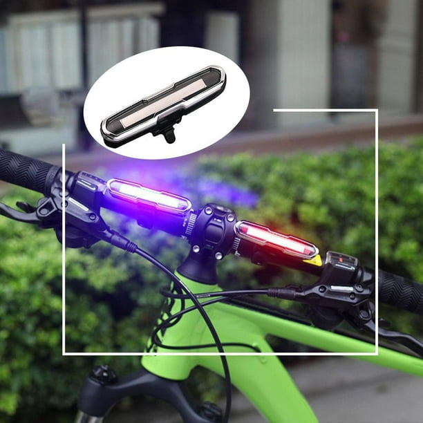 Luz trasera de bicicleta de alto brillo, potente luz trasera de bicicleta  LED recargable con 5 modos Soledad Luz trasera de bicicleta