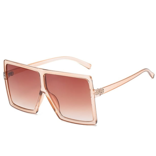 Gafas de sol cuadradas de diseñador para mujer 2023, gafas de sol de marca  Vintage de gran tamaño para mujer, gafas de sol negras con degradado para  mujer, gafas para hombre UV400