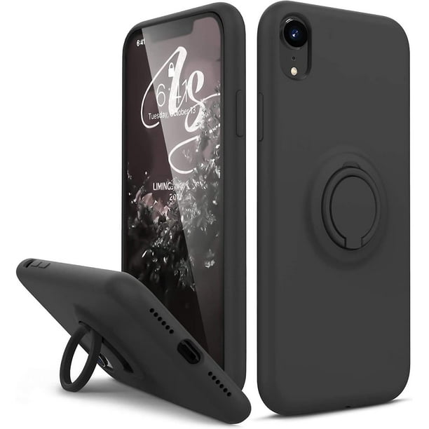 Carcasa Silicona Negro iPhone XR