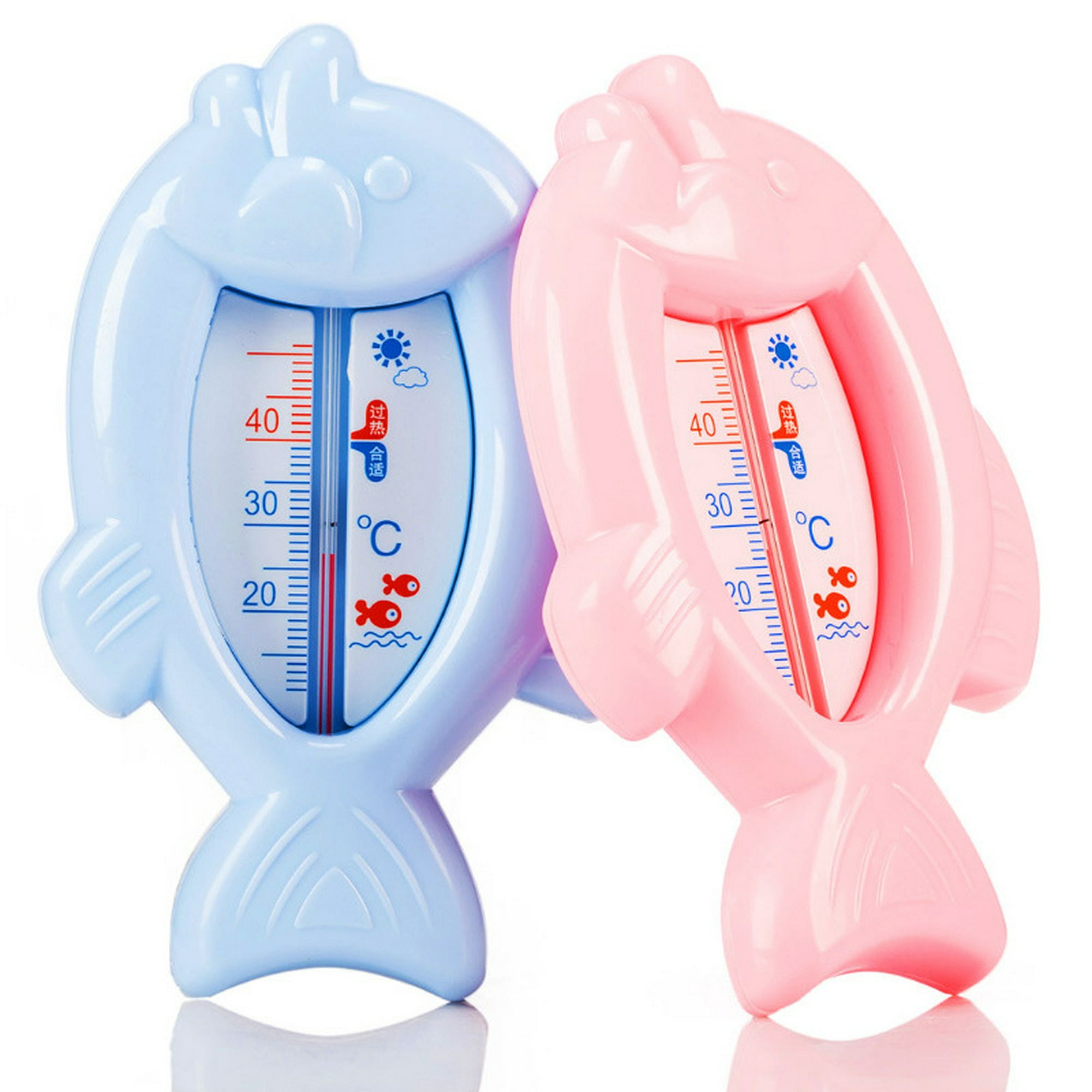  Termómetro flotante del juguete, termómetro del agua del bebé  de la alerta del contraluz para el baño de los recién nacidos : Bebés
