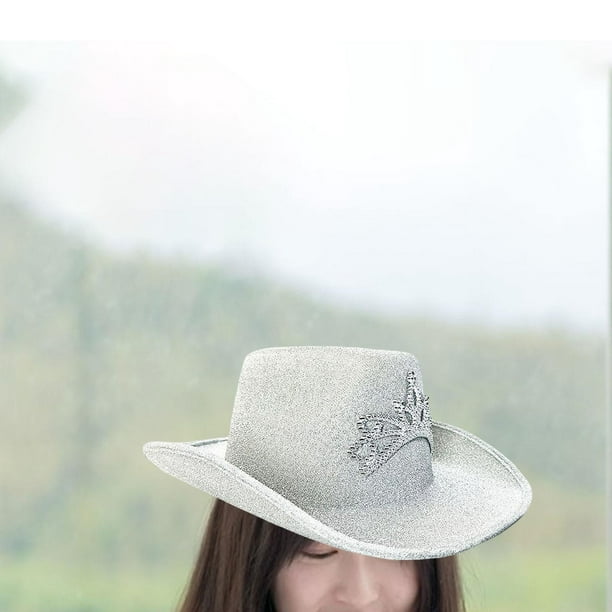 2 uds sombrero de sombreros de vaquero para mujer vestido de lujo