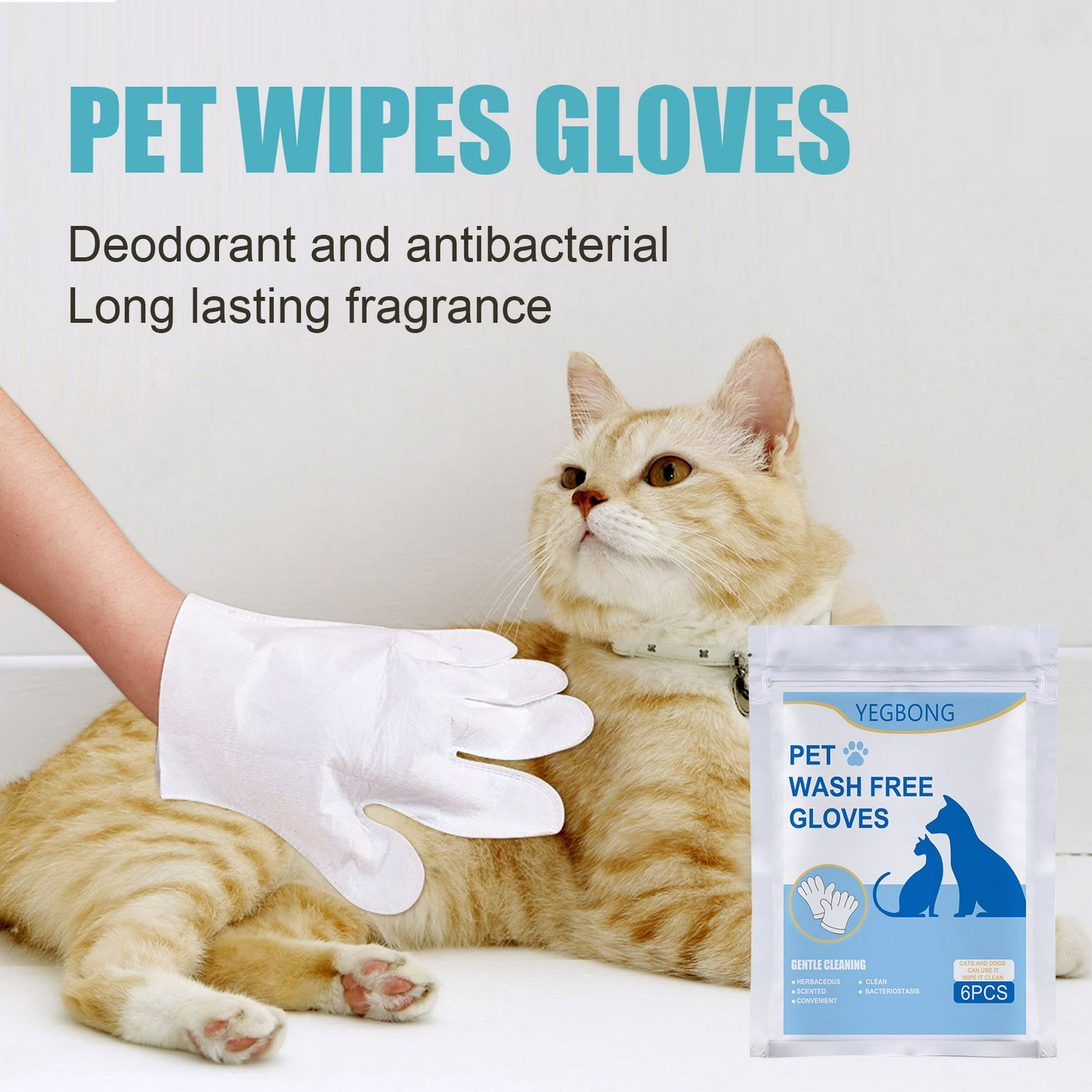 ScrubbyPet - Toallitas para mascotas sin enjuague: utiliza baño de  mascotas, aseo de mascotas, fácil de usar, simplemente enjabonar, limpiar,  secar.