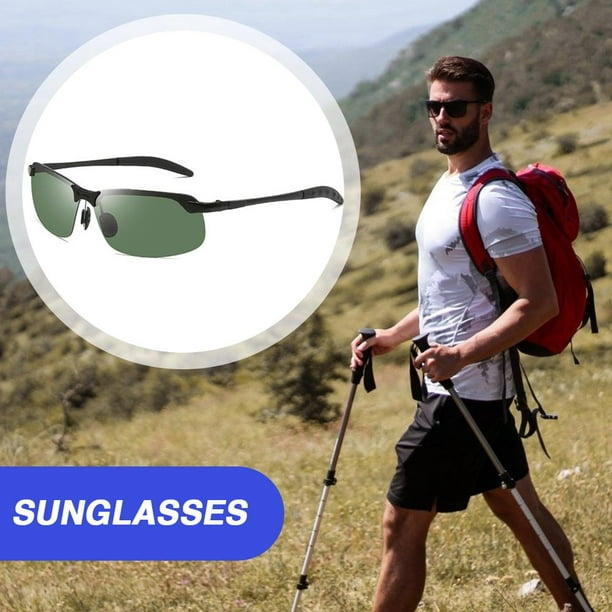Gafas de sol polarizadas para hombre con protección UV y protección  deportiva para hombre