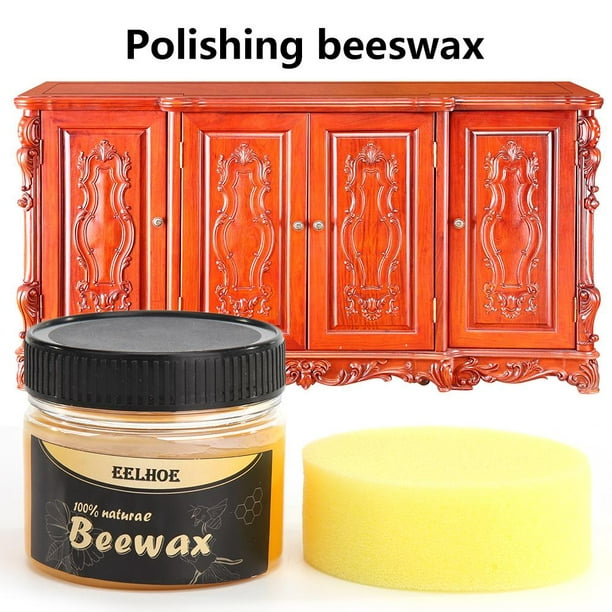 Madera condimento Beewax cera de abeja tradicional polaco para muebles de  madera, todo el propósito Beewax para limpiador de madera y toallitas  polacas, muebles para embellecer proteger