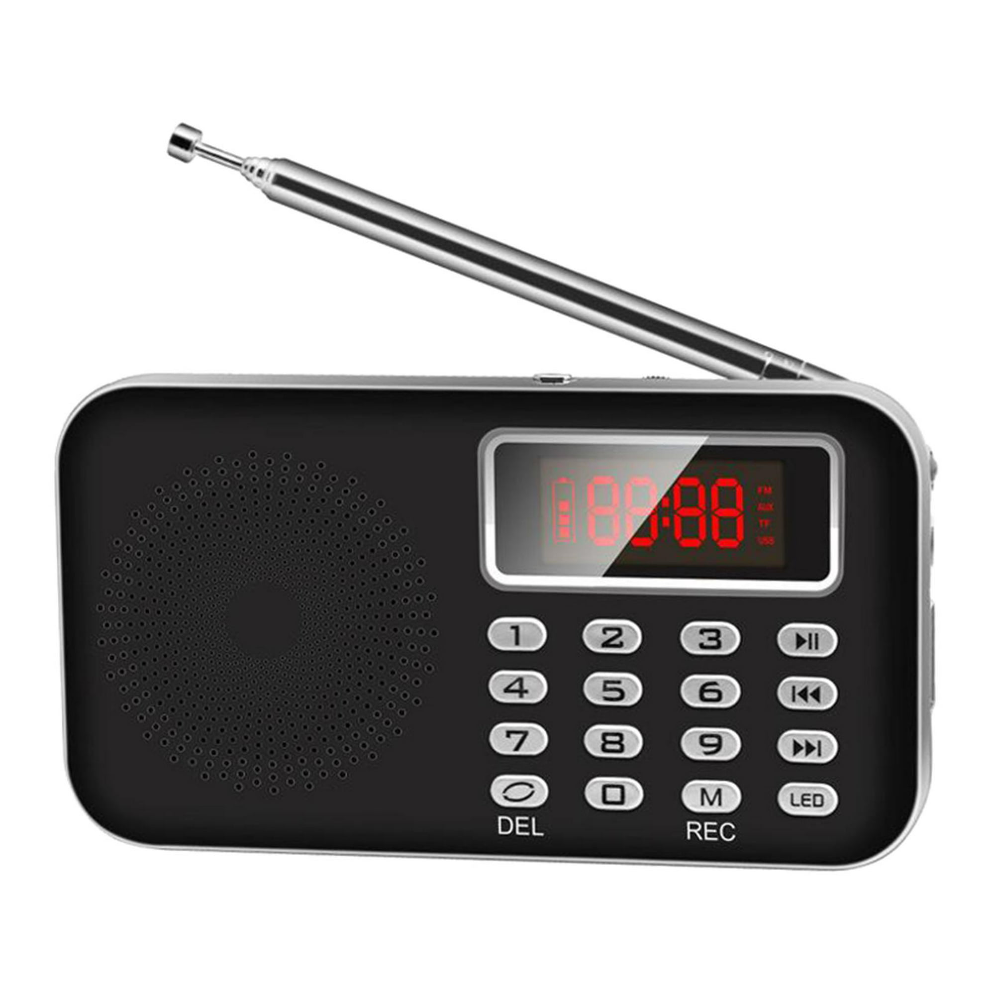 Radio Bolsillo AM/FM Carga USB Ranura TF