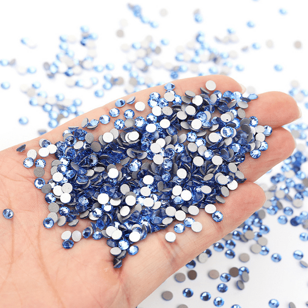  Kit de diamantes de imitación de resina, 27000 piezas de  diamantes de imitación de cristal AB y 27000 piezas de diamantes de  imitación de cristal AB para manualidades de uñas, cristales