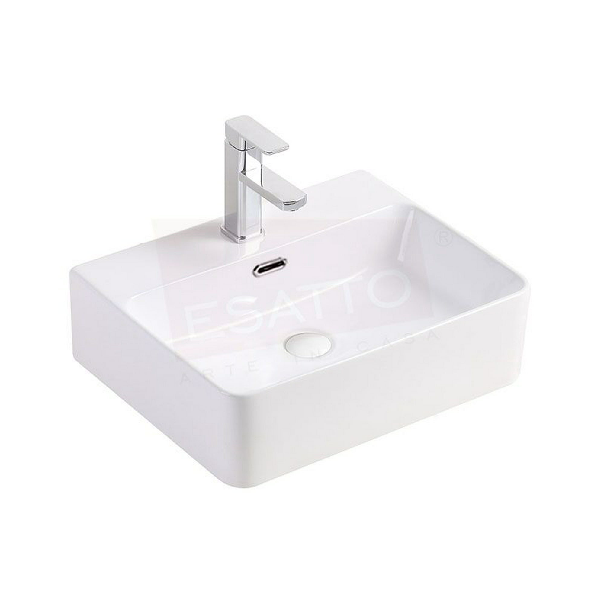 Esatto® kit zigna c paquete de precio mejorado con lavabo, llave y desagües listo para instalar esatto paquete completo de lavabo para baño