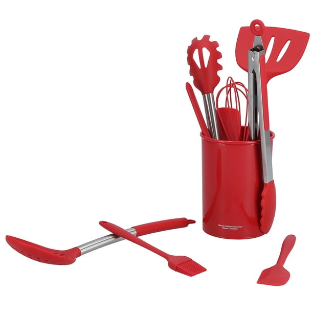 Set de utensilios de cocina de silicona de 15 piezas, Set de herramientas  de cocina de silicona nórdica para el hogar, Mode de Mujer