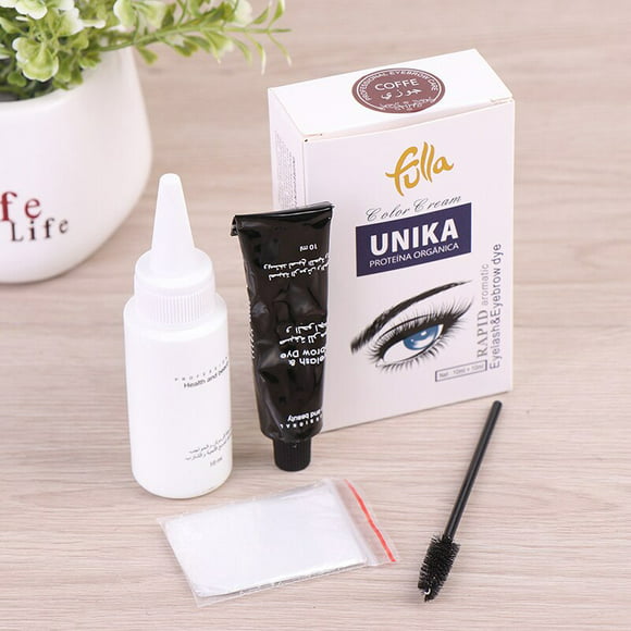 serie profesional henna eyelash eyebrow dye tint gel eyelash brown black color tint cream kit 15 minutos fast tint easy dye gao jinjia led