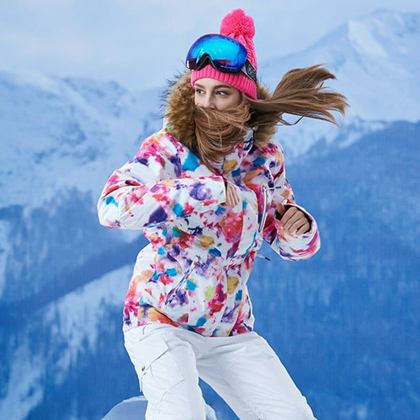 Traje Esquí Mujer, Chaqueta Esquí Prueba Viento Agua Peto Nieve, Ropa  Exterior Mujer - Deporte Aire Libre - Temu Mexico