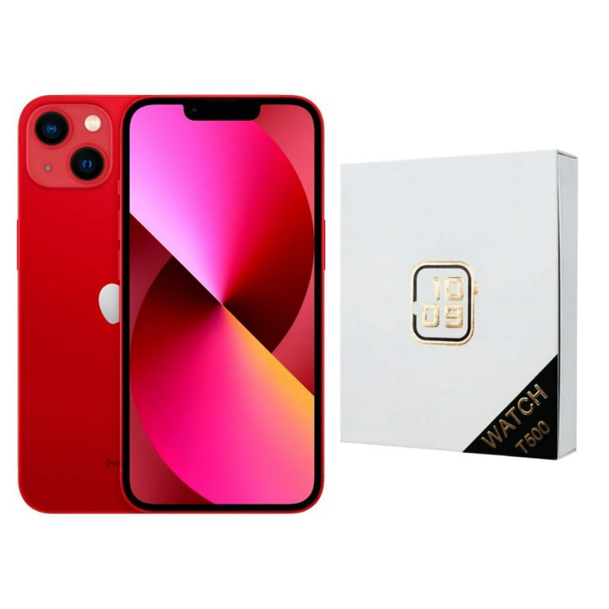 Iphone 13 Apple 128gb Color Rosa Más Reloj Genérico Reacondicionado