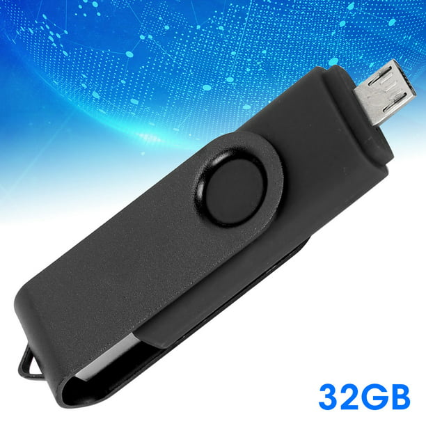 Unidad flash USB de 32 GB, paquete de 5 unidades de pulgar, memoria USB 2.0  portátil, almacenamiento de datos con 5 cordones para computadora