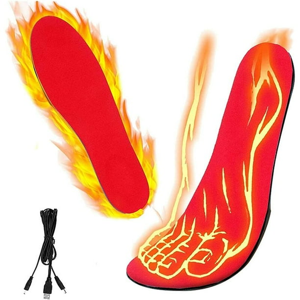 Suela calefactora, Plantillas térmicas para botas de esquí recargables por  USB, plantillas térmicas eléctricas para hombres y mujeres Kuyhfg  Bienvenido a Kuyhfg