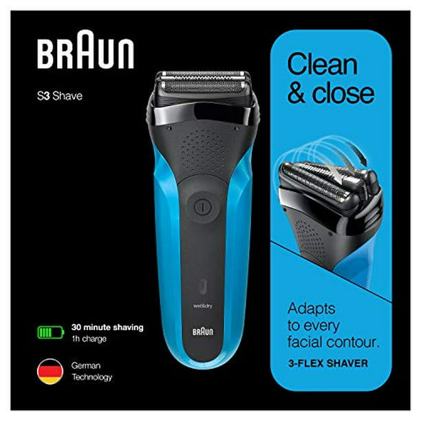 Braun Electric Razor para Hombres, Serie 3 310s Afeitadora de lámina  eléctrica, recargable, húmeda y seca Braun Braun