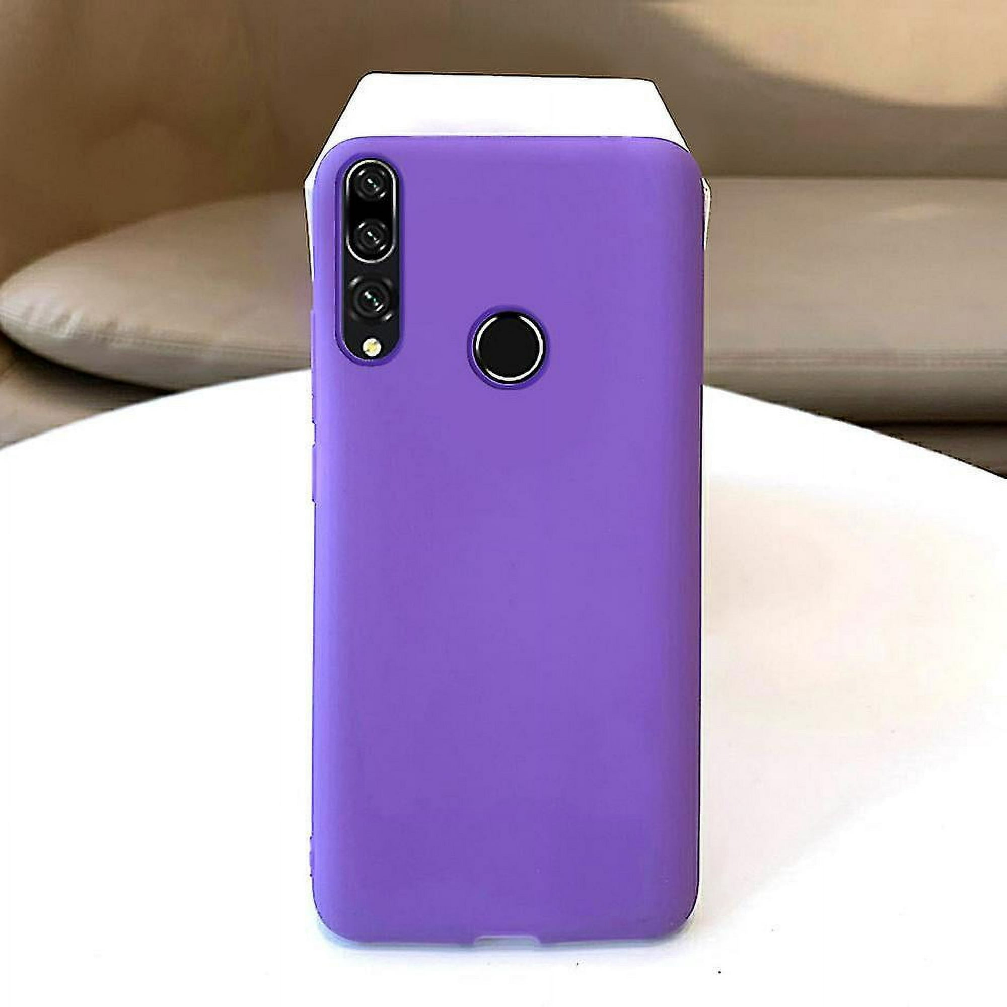 Purple Aplicar a Honor 9x Funda de 6,59 con huella digital Tpu Candy Funda  de silicona para teléfono Compatible con Huawei Honor 9x 9 X Funda Premium  Honor 9x Stk-lx1