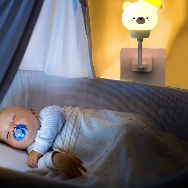 Luz nocturna para niños, oso, conejo, luz nocturna para bebé, bonita para  el hogar, dormitorio, chico, lámpara Led de dibujos animados USB, regalo de  Navidad – Los mejores productos en la tienda