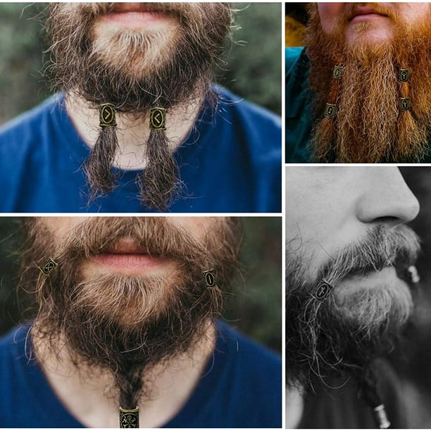 Cuentas De Barba Y Cabello De Runas Vikingas Nordico