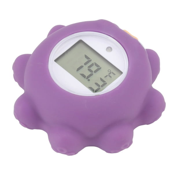 Termómetro de baño para bebé, juguete flotante, probador de temperatura del  agua de seguridad para baño infantil con función de alarma de  sincronización inteligente