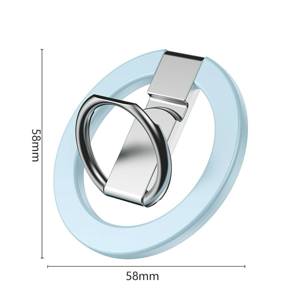3 piezas de calcomanías de anillo de metal Mag Safe, adaptador de carcasa  Magsafe para Magsafe magnético, carga inalámbrica, soporte de teléfono