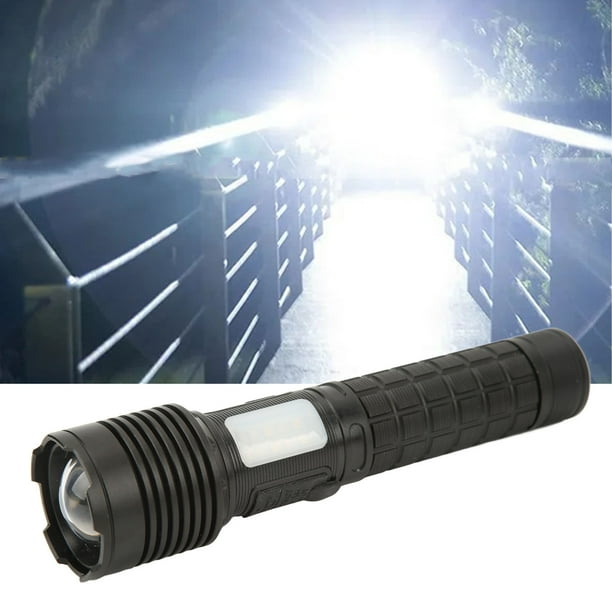 Lampara Tactica Recargable Usb Linterna Led De Mano Zoom Luz Hyper