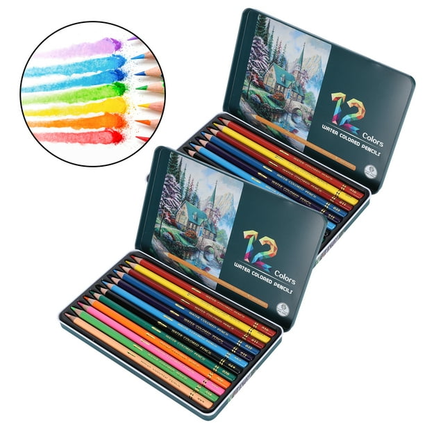 Juego de lápices de colores profesionales para pintar, lápices de colores  para dibujar y dibujar, material escolar para niños, 120/150/180/210, 05880  - AliExpress