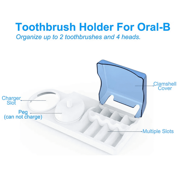 Soporte para cepillo de dientes Soporte Compatible con cepillos de dientes  eléctricos Oral-B Pieza d oso de fresa Electrónica