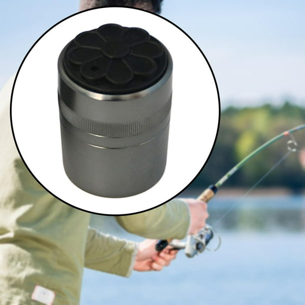 Protector de tapa de caña de pescar, fácil de instalar, accesorios de caña  de pescar para adultos, cubierta de extremo de aleación de aluminio, tapa