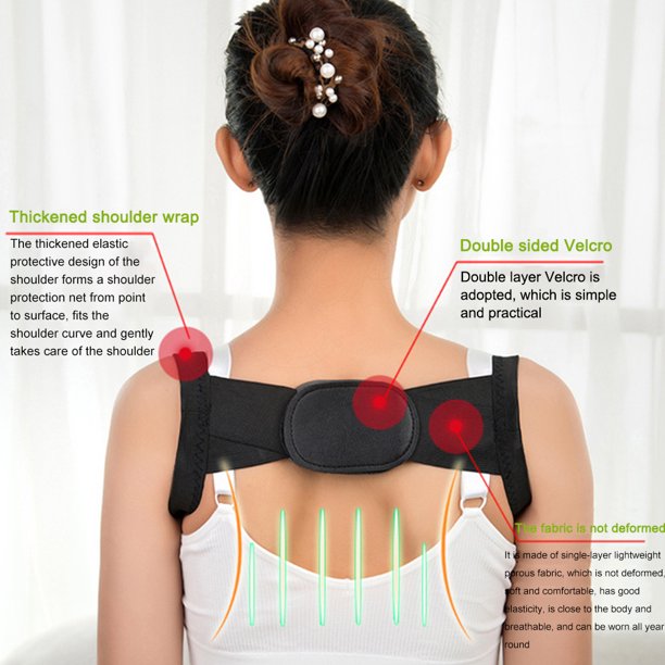 Cinturón de soporte elástico ajustable para mujer, Corrector de