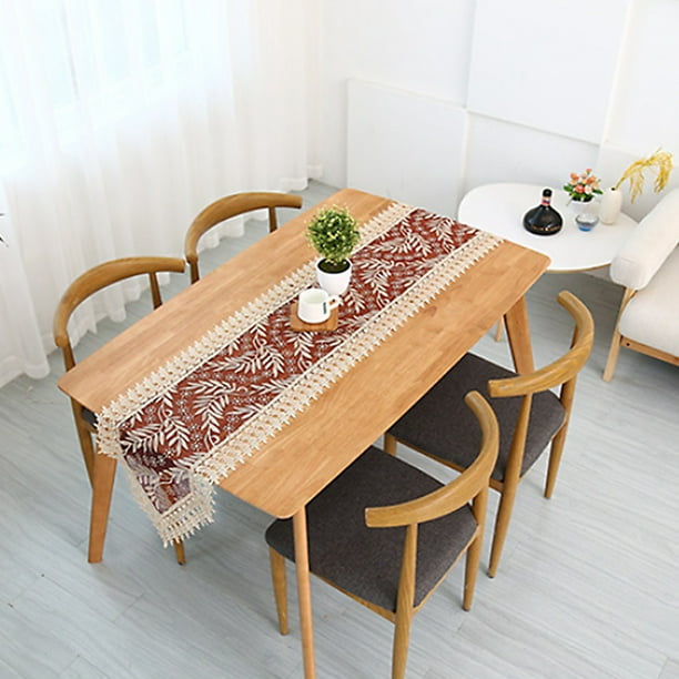 TOSHE Camino de mesa decorativo de 14 x 36 pulgadas, camino de mesa moderno  para cocina, boda, interiores y exteriores, camino de mesa moderno