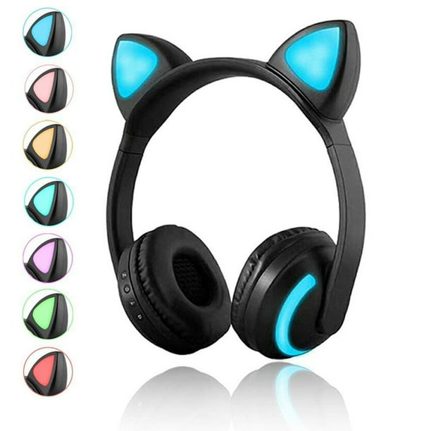 Auriculares con orejas de gato Auriculares con Bluetooth