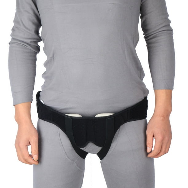 Nuevo y cómodo cinturón para hernia para hombres - Braguero inguinal de  diseño mejorado - Abrazadera abdominal con bandas autoadhesivas ajustables  (X-Large)