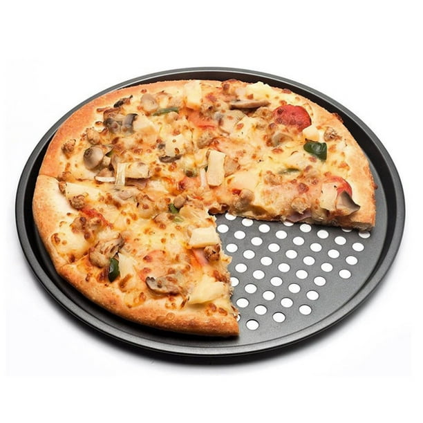 Comprar Bandeja para hornear Pizza, buena ventilación, eficaz,  multifunción, duradero, antiescaldado, molde para hacer Pizza para Cocina
