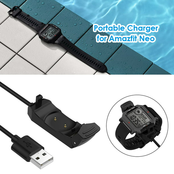 Cable USB de carga rápida para reloj inteligente, dispositivo portátil de carga  Ehuebsd de 1m para base de soporte de Huami Amazfit Neo