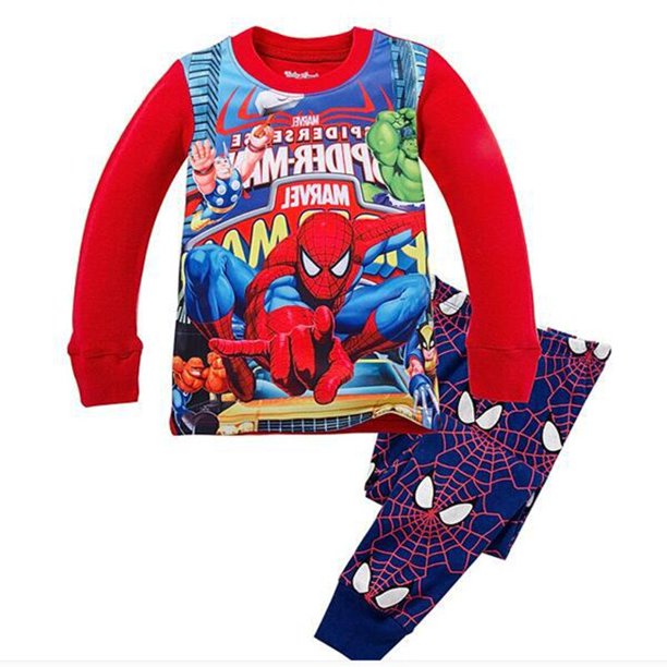 Pijama Spiderman térmico  Pijamas niño o niña manga larga - Montse  Interiors