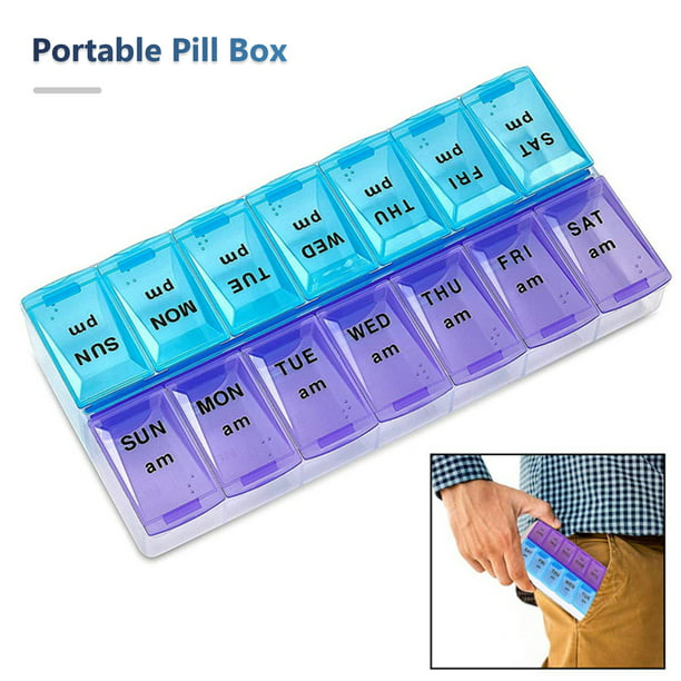 Caja de medicamentos Caja de medicamentos Organizador de pastillas Caja de  pastillas Recordatorio de yeacher
