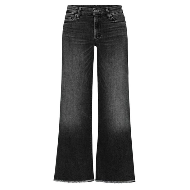 Gibobby Jeans dama cintura alta Nuevos pantalones vaqueros de cintura alta  para mujer, pantalones sueltos y de pierna delgada, pantalones vaqueros