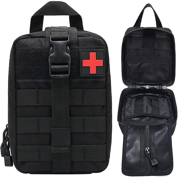 Bolsa táctica militar EDC cinturón de cintura chaleco de caza paquete  Likrtyny de herramientas de emergencia Kit de primeros auxilios médico al  aire libre bolsa de supervivencia