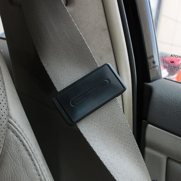 Anclaje para cinturón de seguridad de automóvil de 2 piezas, ajustador de  cinturón de seguridad de automóvil negro, clip para cinturón de seguridad,  dispositivo inteligente de ajuste de cinturón de seguridad para