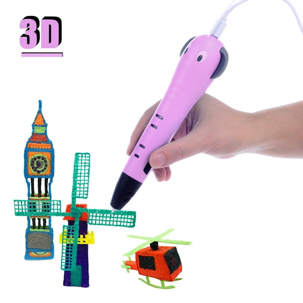 Lápiz 3d para niños mayores de 4 años, lápiz de impresión 3D para  entrenamiento de pensamiento