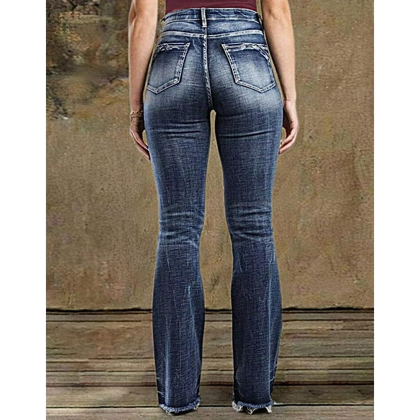 Jeans de levantamiento de glúteos para mujer, jeans elásticos