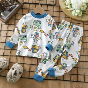 Conjunto de ropa de dormir para niños, ropa de dormir, Jersey, top, pantalones, pijama de Navidad, dibujos animados de dinosaurios, pijamas para bebés, niños y niñas, invierno, otoño